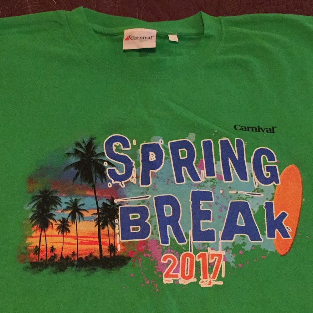 Carnival Spring Break 2017 Men’s T-shirt XL